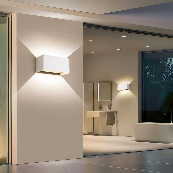 FUPE 25W външен LED аплик IP65 регулируем ъгъл 4000K бял