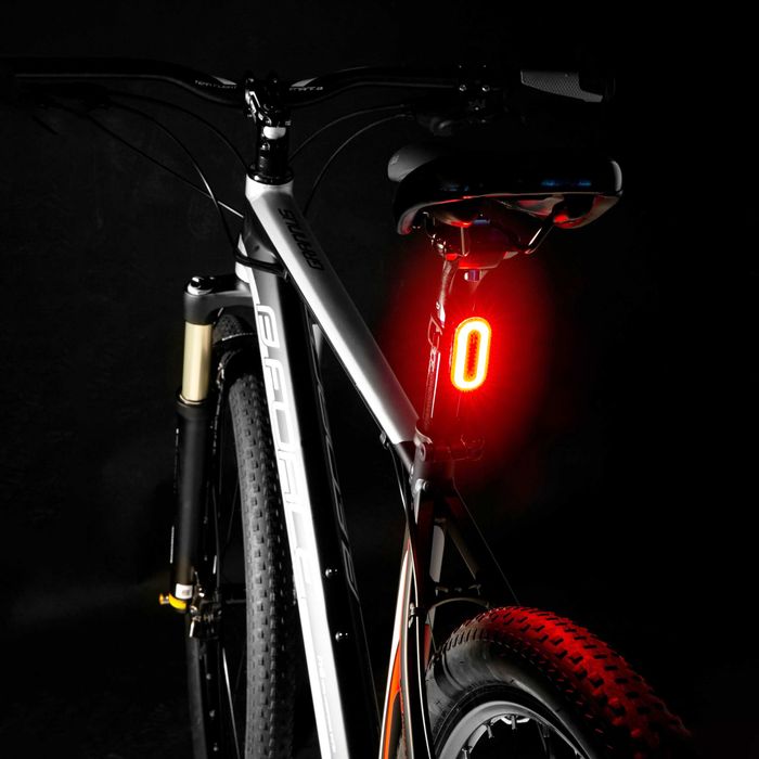 Комплект LED светлини за велосипед FORCE DIVER ARC USB, Фар и Стоп