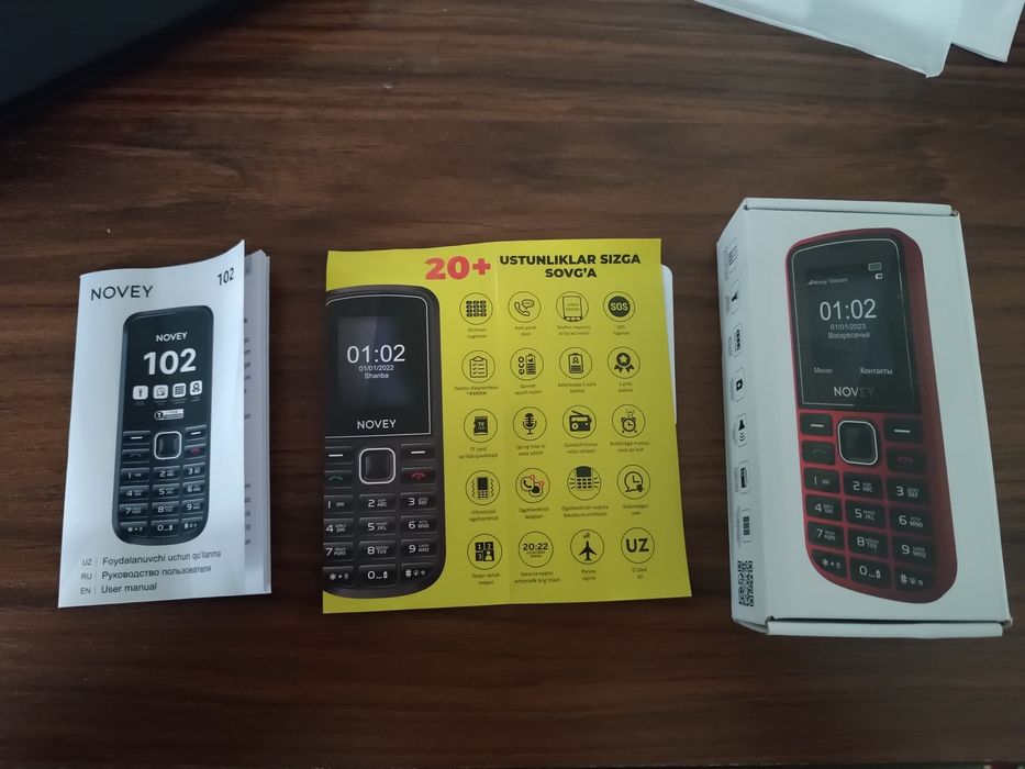 Novey 102 knopka telefon