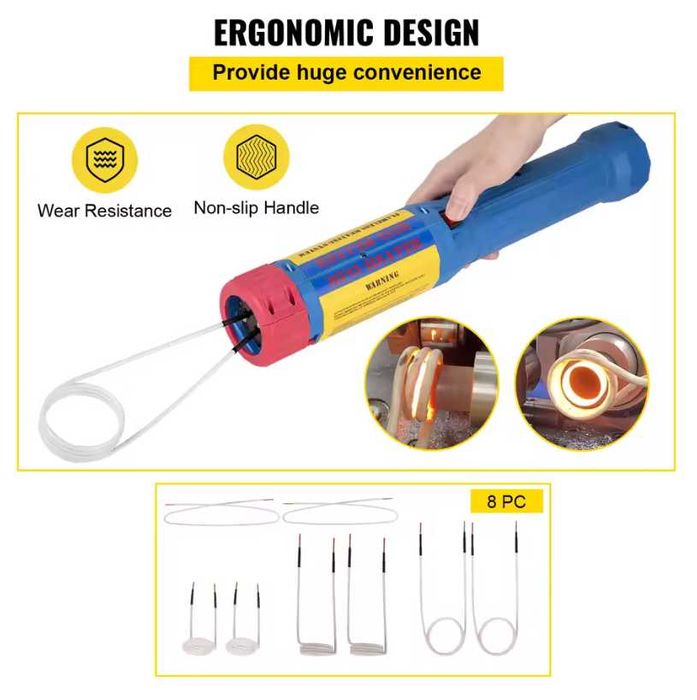 Магнитен индукционен нагревател с 8 нагревателни бобини 1100 W