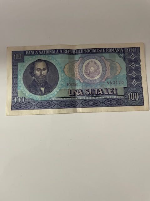 BANCNOTE vechi  romanesti  de 100 LEI, RSR