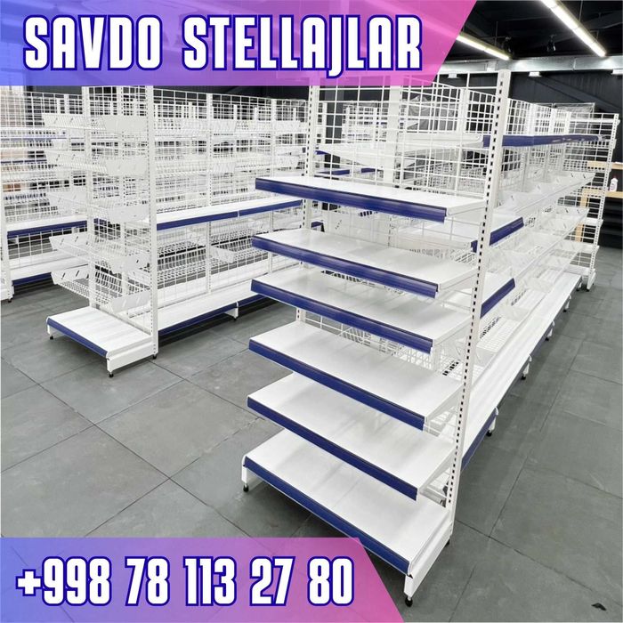 Стеллаж металлический сборный, konstruktiv metall stellajlar