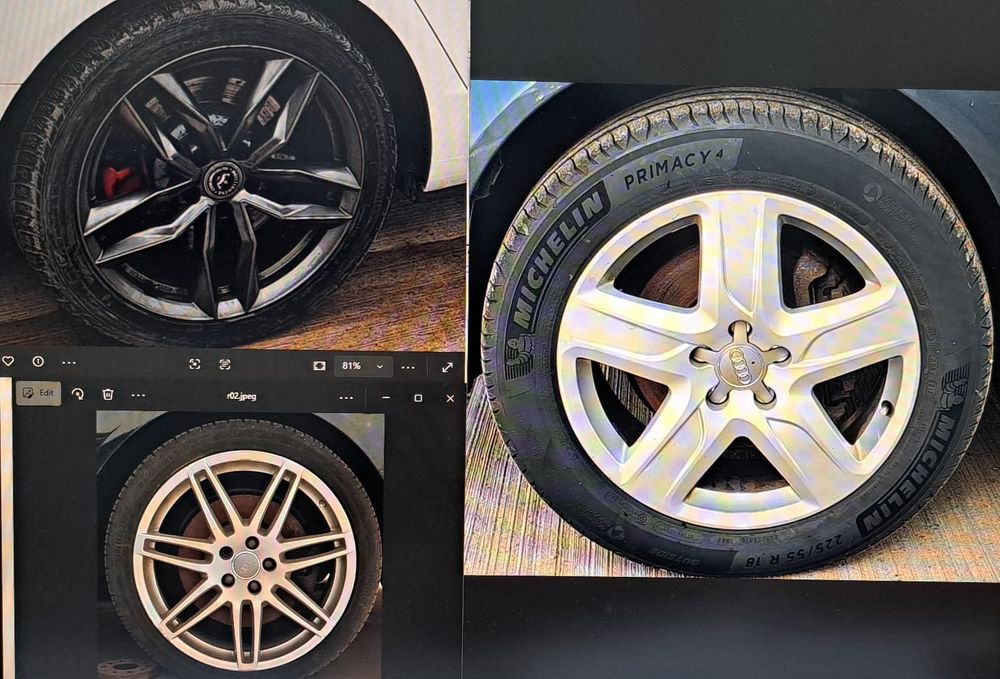 Roti 16 17 18 19 Jante  Audi  5x112 cu si fara anvelope