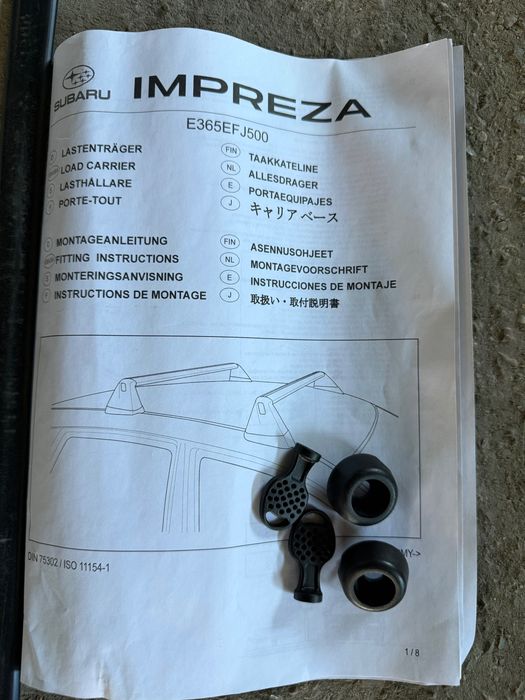 Багажник за SUBARU XV/ IMPREZA 2012г.-2017г.