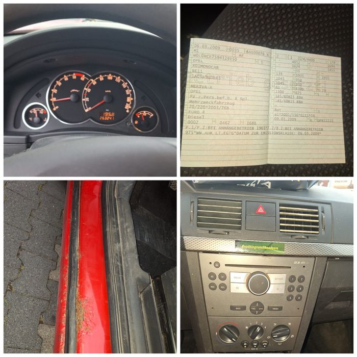 Opel Meriva - An 2009 - 1.7 CDTi 101Cp - Clima / Recent adusa pe roti!