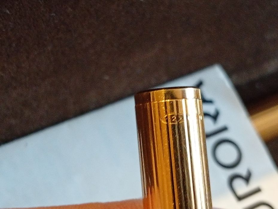 Stilou Aurora  argint placat cu aur