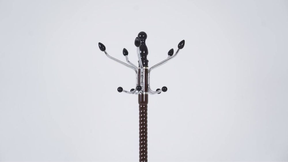 Гардеробная напольная вешалка с мраморным основанием