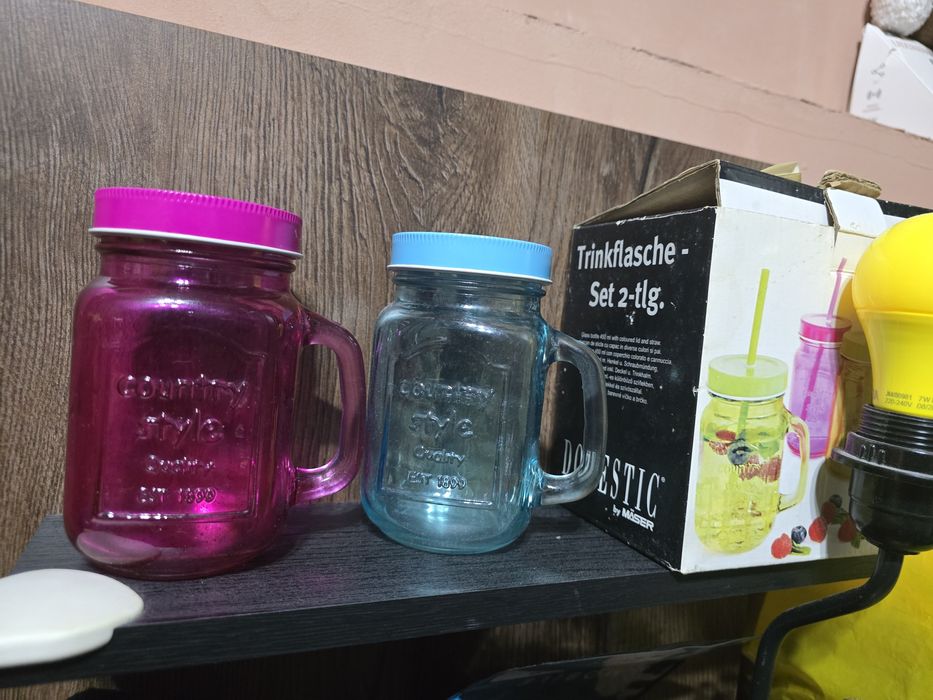 Set de 2 cani colorate