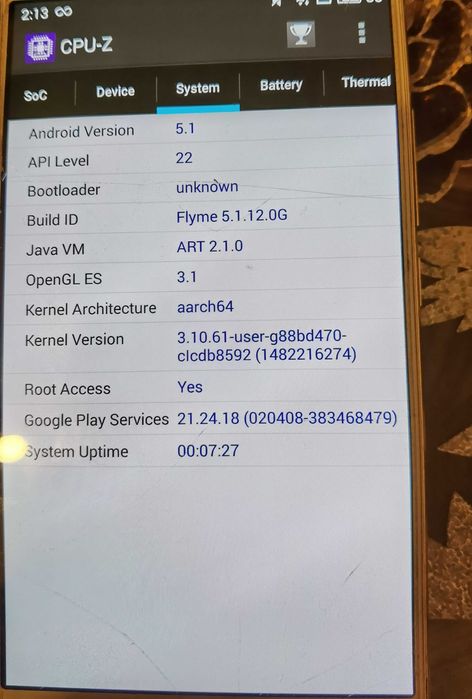 Телефон смартфон Meizu pro 5 - работещ с мн.функции,запис на разговори