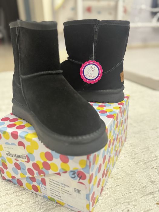 Угги новые детские 34 размер, Котенок зимние сапоги