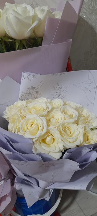 Цветы  букет розы