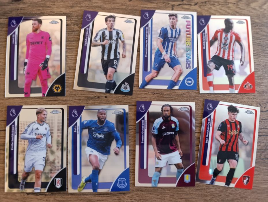 Редки колекционерски Карти Topps Premier league Chrome edition 2025/26