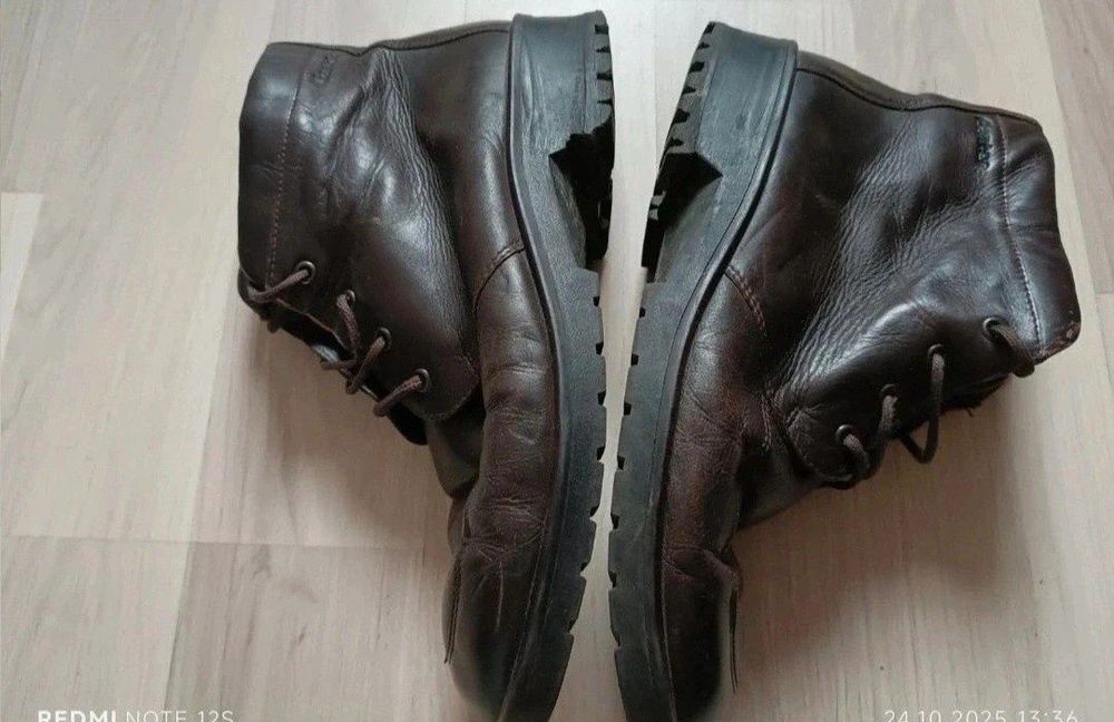 Ghete îmblănite din piele Ganter mărime 8(42 eu)