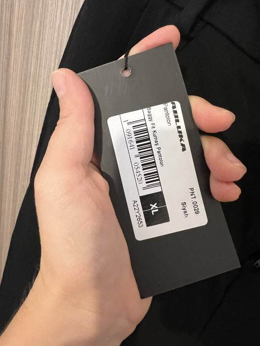 Pantaloni negri barbati Abluka