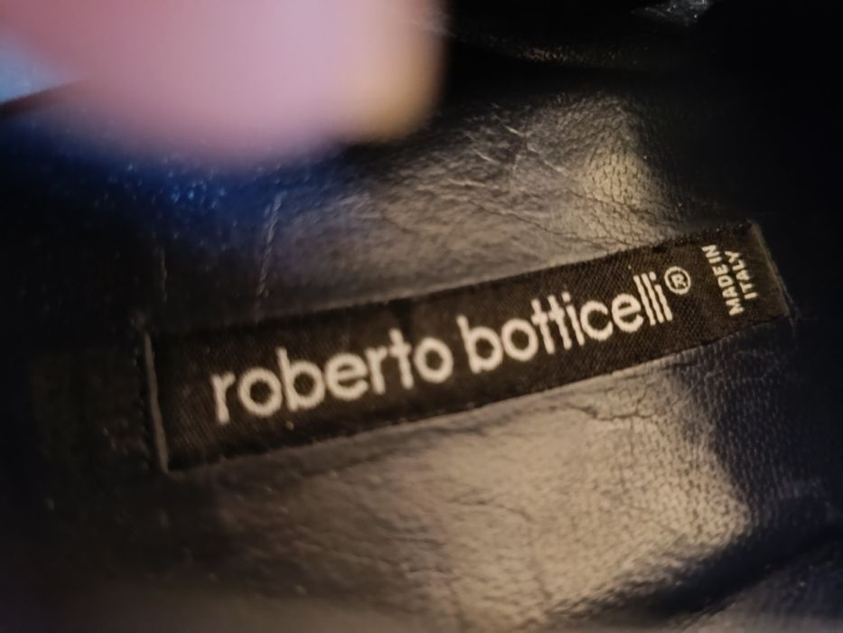 Мужские туфли 44 размера, натуральная кожа, Италия, Roberto Botticelli
