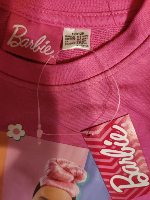 Bluza noua Barbie 122/128 ( 6-8 ani)