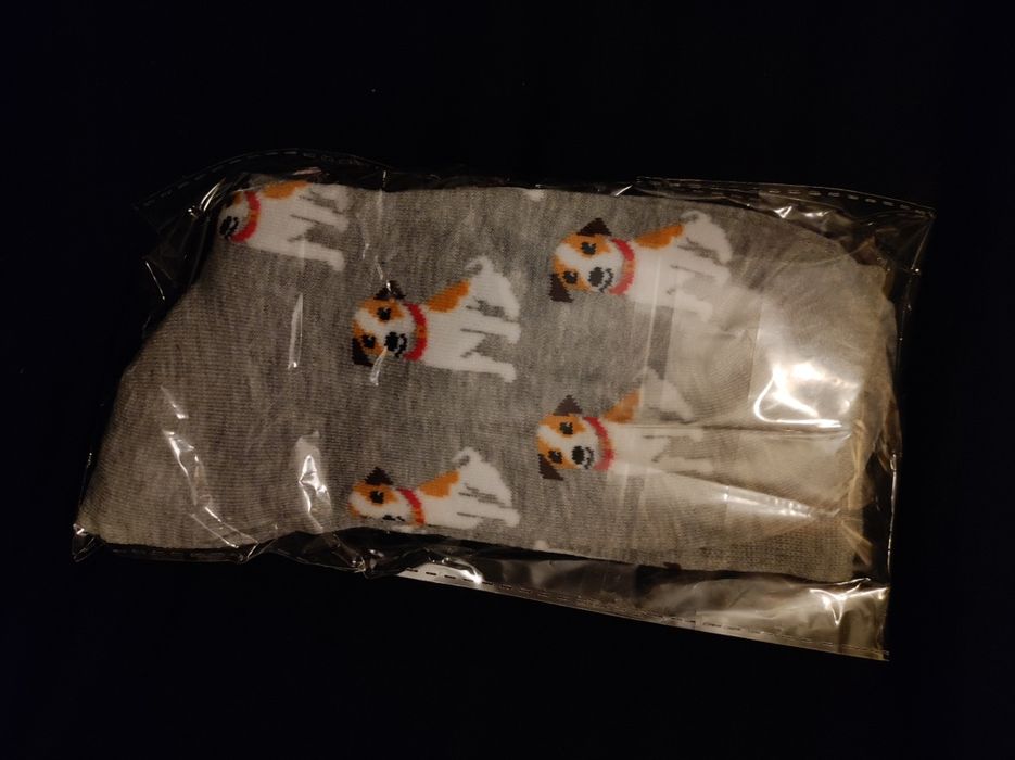 Ключодържател и чорапи на джак ръсел