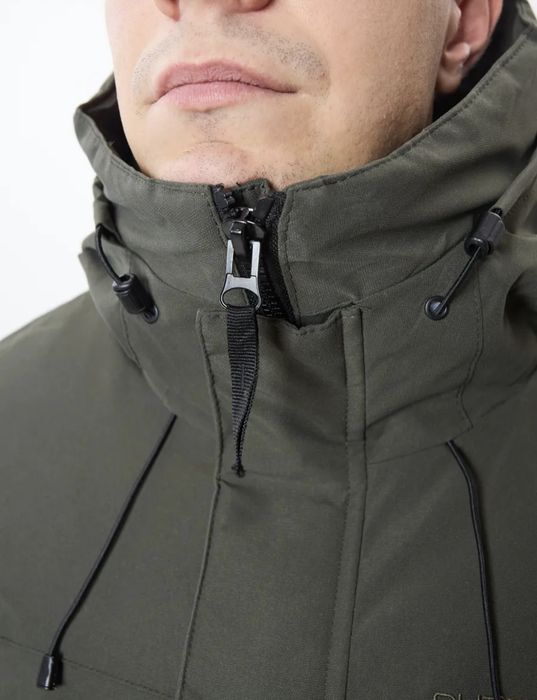 Куртка удлинённая с капюшоном