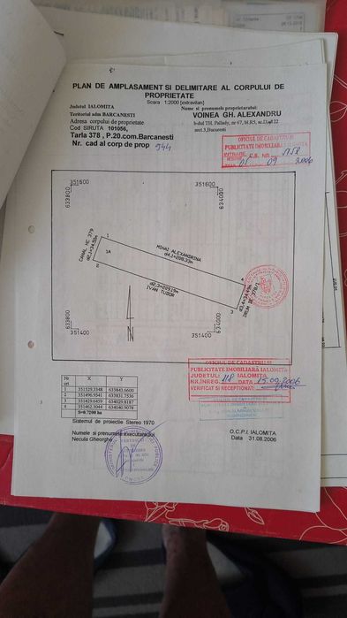 Vand 2 parcele teren arabil zona Barcanesti , jud. Ialomita
