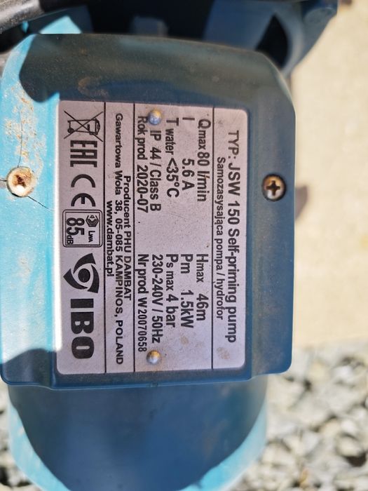 vanda pompa suprafață 1.5kw