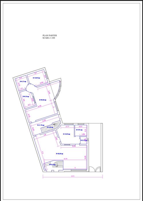 cladire comerciala de vanzare D+P+1+M