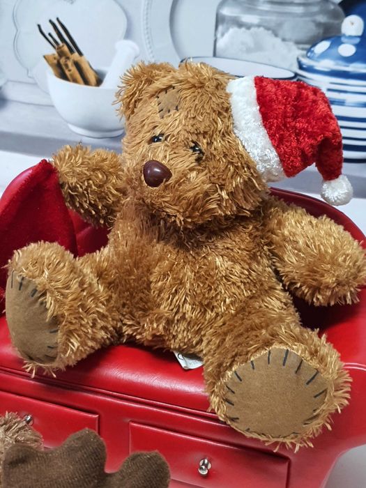 Plusuri de Craciun si suport lumanari din metal