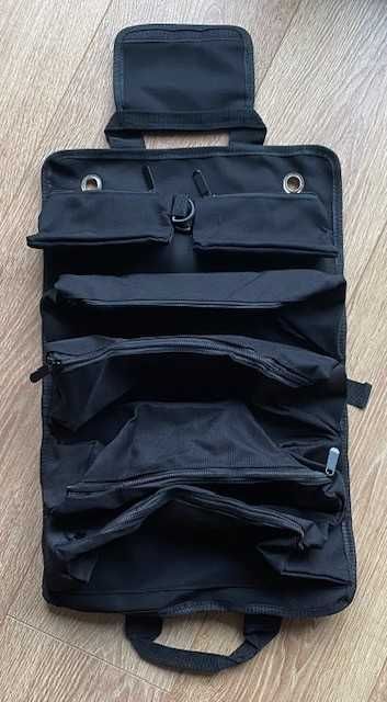 Organizator unelte roll-up compact, geanta scule pliabila, negru, nou