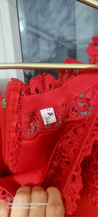 Вечерный красный платье