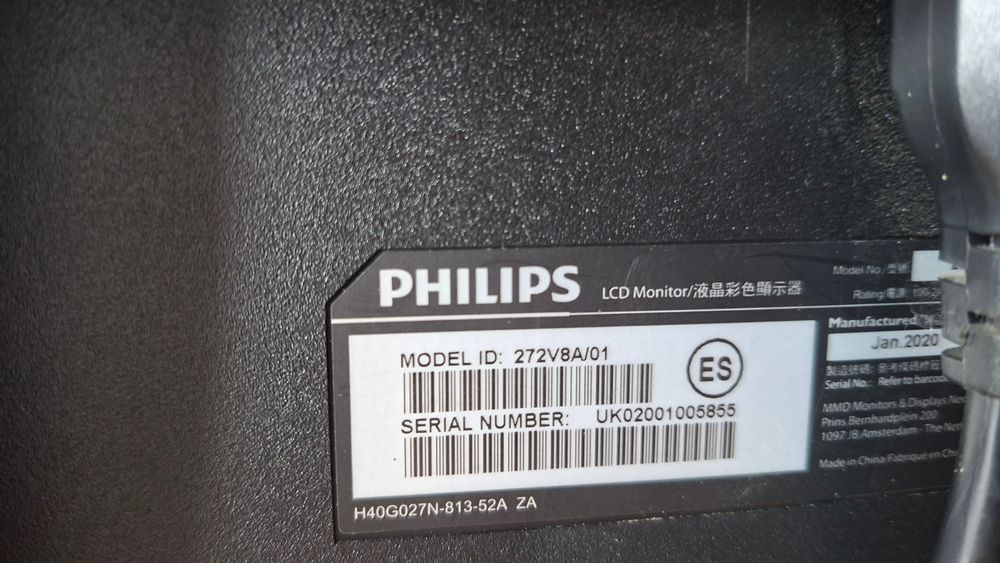 Монитор Philips 27" 272V8A/01