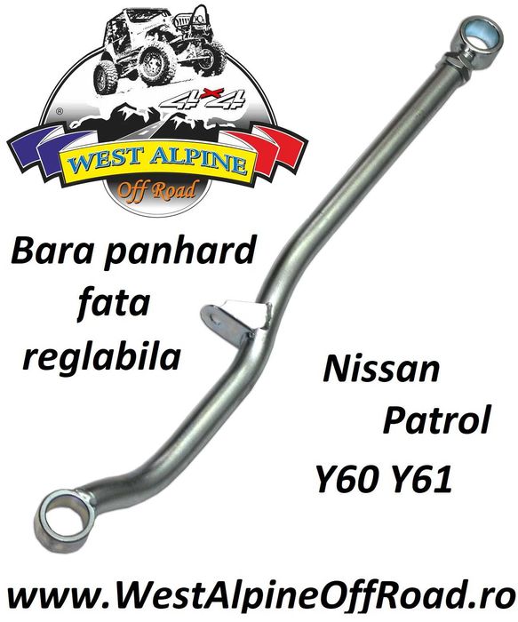 Bara Panhard fata reglabila Nissan Patrol Y60 Y61 - Lift 50-150mm