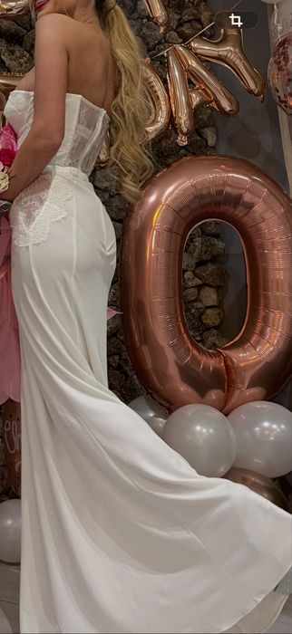 Рокля Elisabetta Franchi бяла