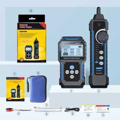 Тестер сетевого кабеля  NF-8209 Pro (POE, длина, обрыв, поиск кабеля)