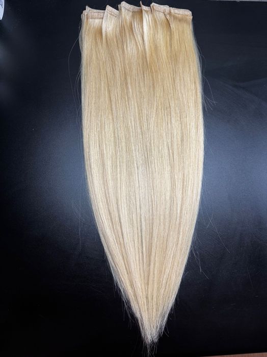 Естествена коса на стикери 55 см