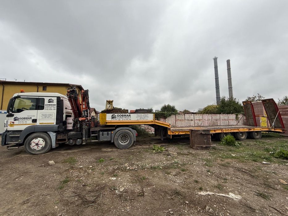 Man TGS183604X2BLS cu Macara Terex SCHIMB cu Buldoexcavator