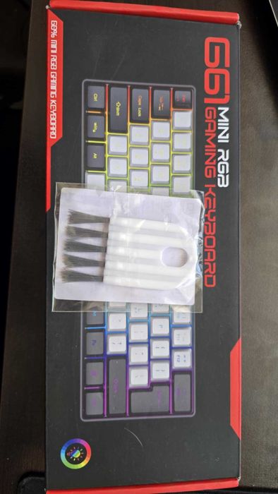 GOTBAT 60% Механична Гейминг Клавиатура - 61 Клавиши с RGB Подсветка