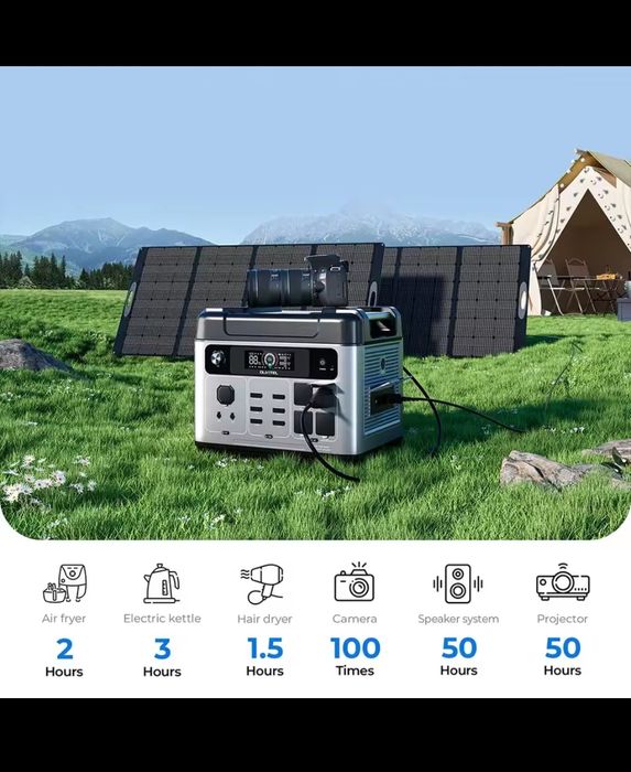 Power Station 2048Wh + Panou Solar 200w