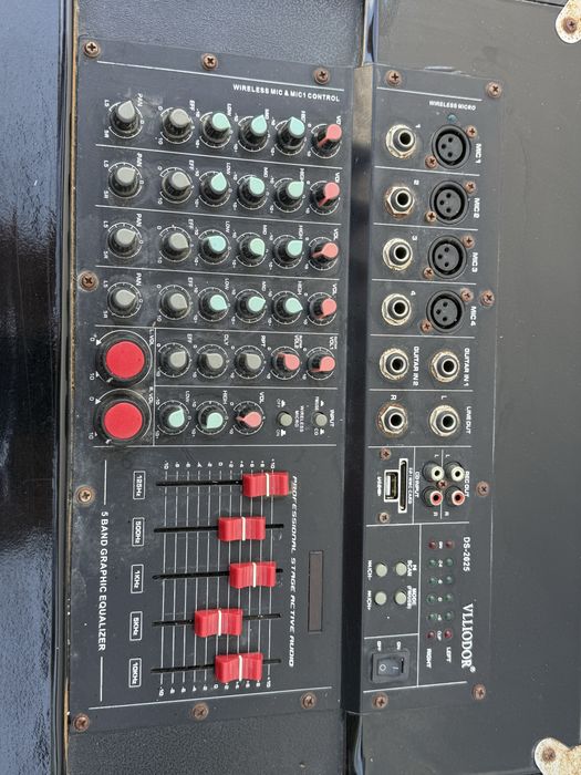 Sistem Audio Profesional VALLIODOR 2025 – 560W, 4 Difuzoare 15”