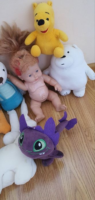 Игрушки мягкие разные