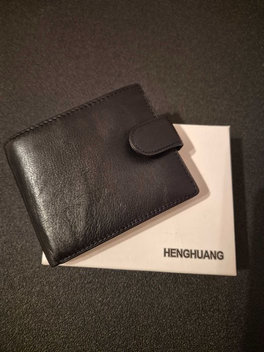 Мъжки портфейл естествена кожа