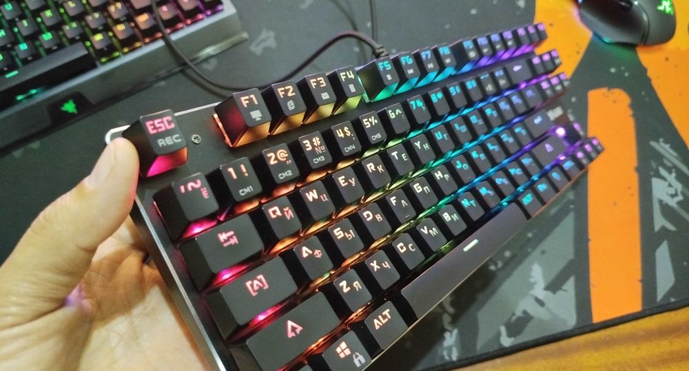 Механическая Клавиатура Zuoya 87-Key RGB klaviatura