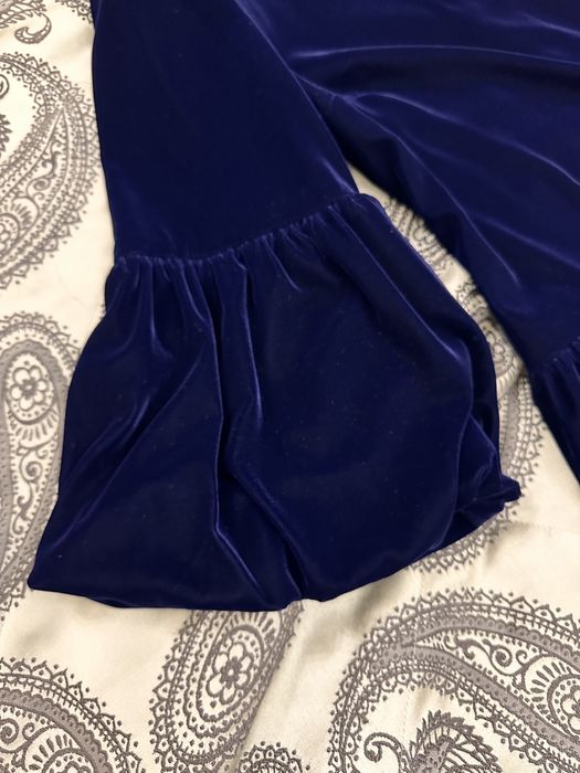 Велюровое платье