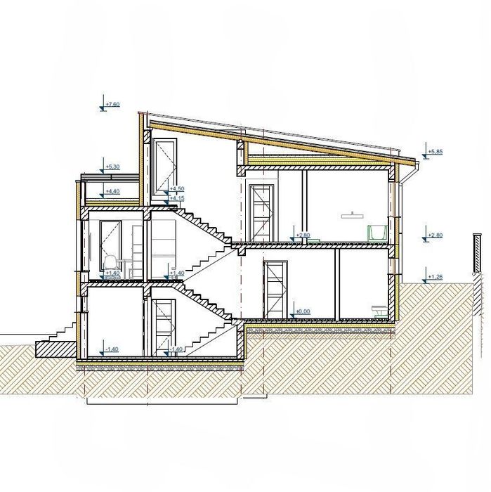 Bucium - teren 398mp cu autorizatie constructie D+P+E, toate utilitati