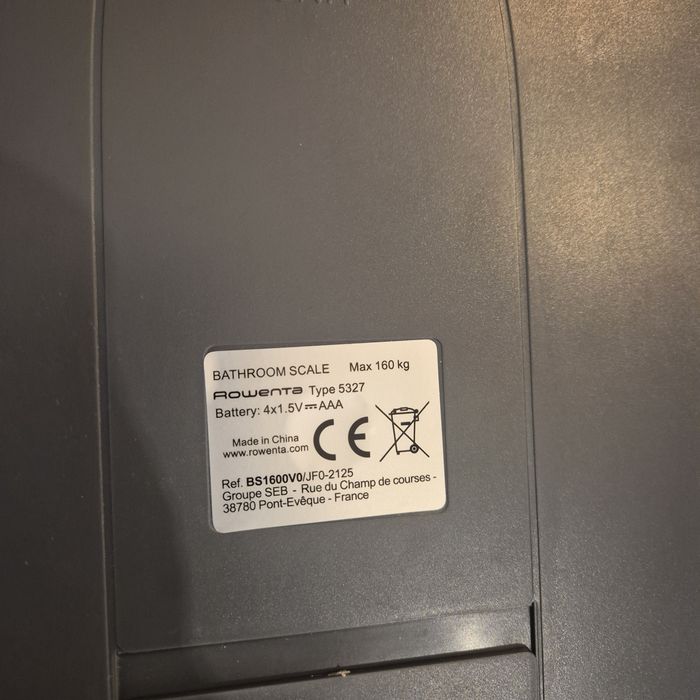 Кантар Rowenta Origin BS1600 – нов, до 160 кг, дървесен цвят