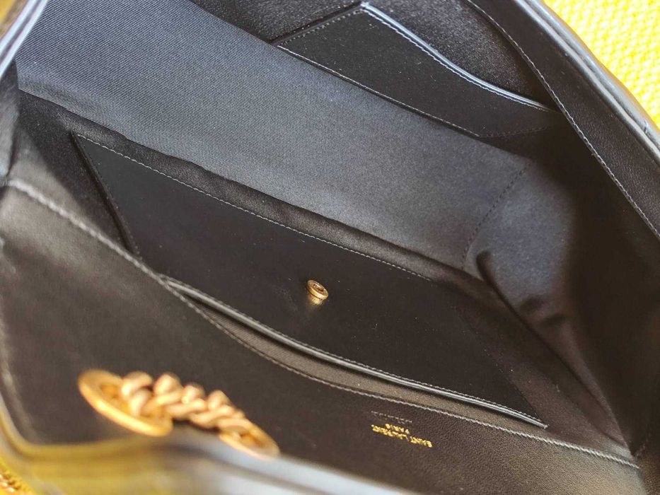 Yves Saint Laurent YSL Чанта с верижка от мека агнешка кожа