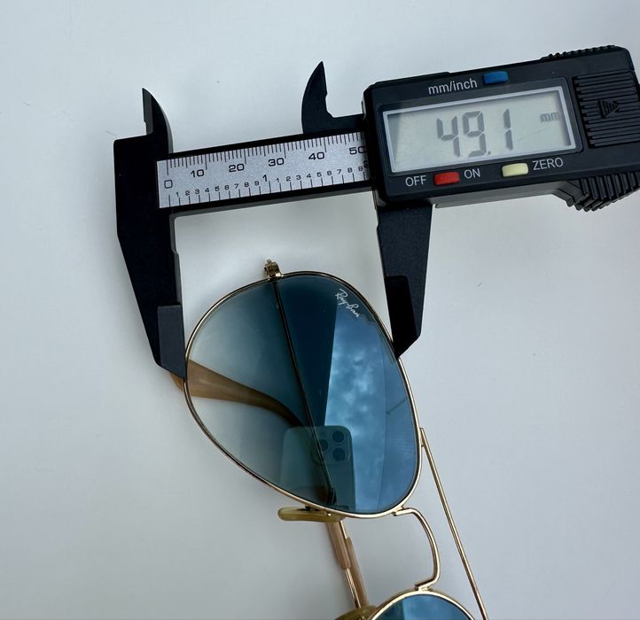 Ray Ban RB3025 Aviator;Made in Italy;сини огледални лещи;размер 58мм