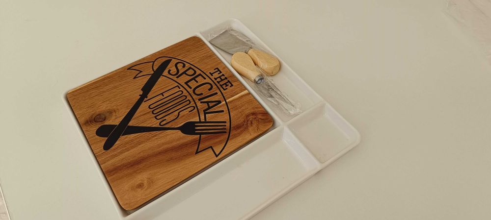 Комплект плато за сервиране на сирена