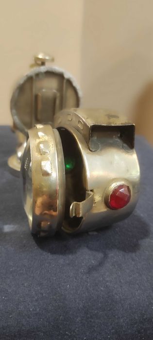 Lampa de carbid  pentru bicicleta de colectie