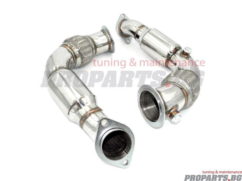 Downpipe за е70 e71 50i 550i 650i 750i N63 мотори даунпайп