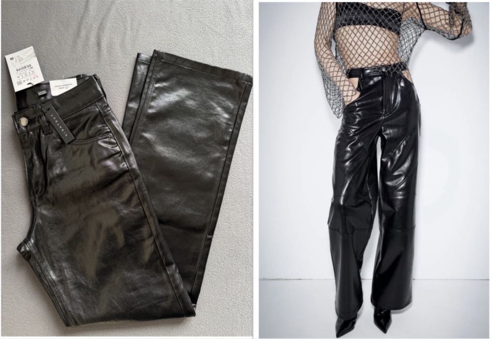 Кожени Панталони Zara/Pull&Bear