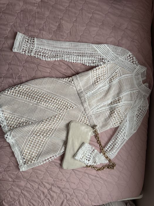 Бяла къса рокля Missguided 38/40